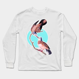 Pecking birds Long Sleeve T-Shirt